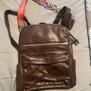 Faux Leather backpack